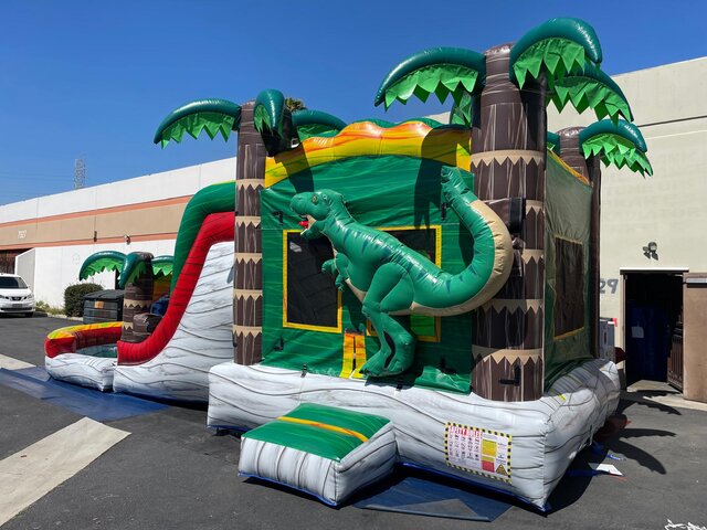 dinosaur land bounce house