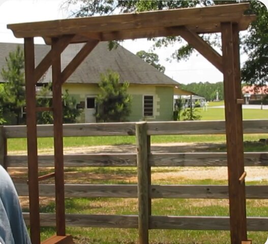 Cedar Wedding Arch