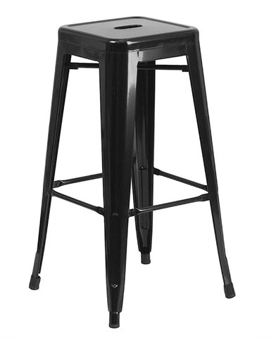 Bar Stool, Black 30