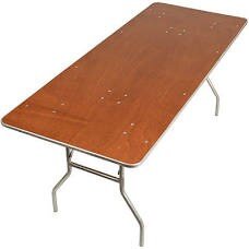 8' Rectangular Table, Wood