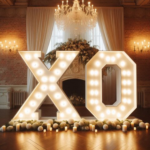 4FT Marquee XO