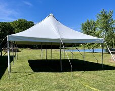 20 x 30 Pole Tent, White (Grass Only)