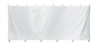 20 foot Side Wall with Solid White For High Peak Frame Tents