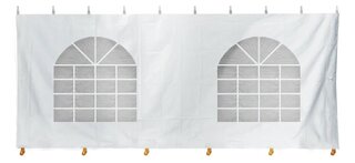 20 foot Side Wall with Windows, White (7ft Pole Tent)