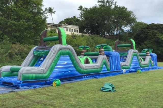 Blue Crush Obstacle Course Rental