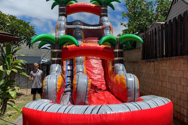 Tropical Inflatable Slide Rental