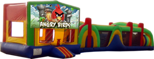 Angry Birds- 53ft Obstacle Bouncer Combo