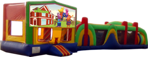 Backyardigans- 53' Obstacle Bouncer Combo