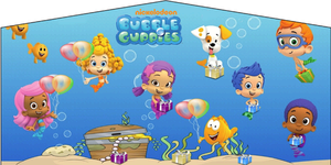 Bubble Guppies- 53' Obstacle Bouncer Combo