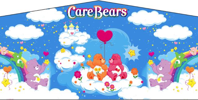 Care Bears- 15x15 Pink