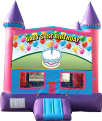 Baby's 1st Birthday- 15x15 Pink