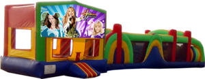 Hannah Montana- 53' Obstacle Bouncer Combo