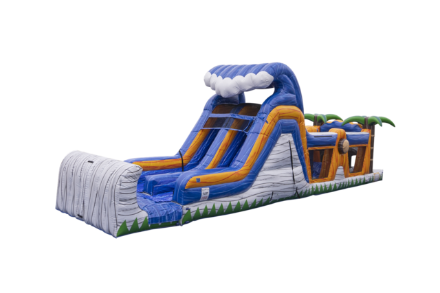 47ft Rocky Tsunami Obstacle Course (Wet)
