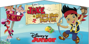 Jake and NeverLand Pirates- 15x15 Pink