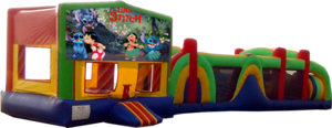 Lilo and Stitch- 53' Obstacle Bouncer Combo