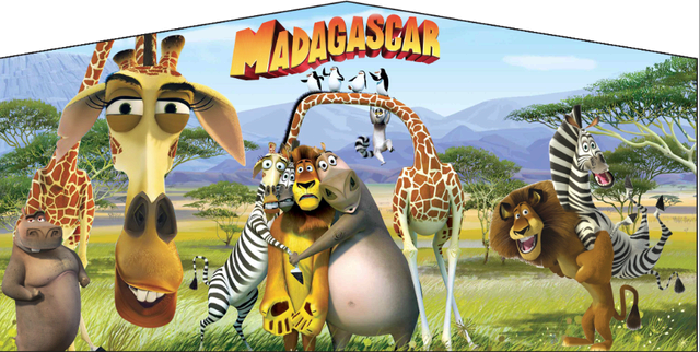 Madagascar- 4n1 Curvy Slide Combo