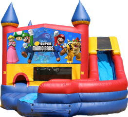 Super Mario Brothers- 4n1 Curvy Slide Combo