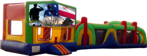Patriotic- 53' Obstacle Bouncer Combo