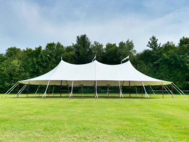 Tidewater Sailcloth Tent- 44'x103'- White Top