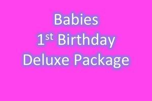 BABIES 1ST BIRTHDAY DELUXE PACKAGE