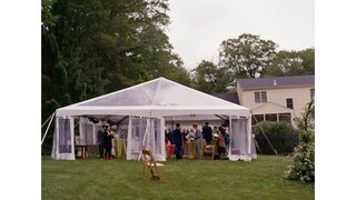 Track Tent CLEAR TOP- Hip Style- 30X30
