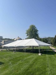 Track Tent White- Hip Style- 30X60
