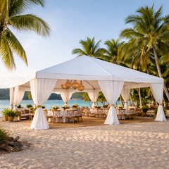 Track Tent White- Hip Style- 30X30