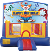 Happy Birthday Clown- 15x15 