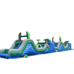 Blue Crush Obstacle Course (Double- 80' Long) (DRY)