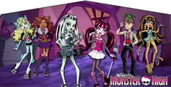 Monster High- 15x15 Pink