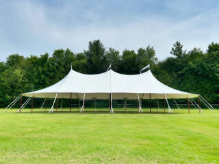 Tidewater Sailcloth Tent- 44'x103'- White Top