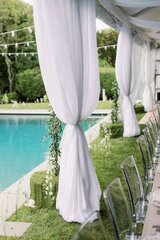 Tent Pole Drapes- Standard