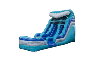 15ft Aqua Breeze Waterslide (DOUBLE Lane)