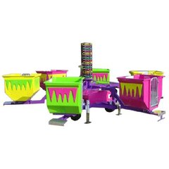 Turbo Tubs Mechanical Carnival Ride Rental