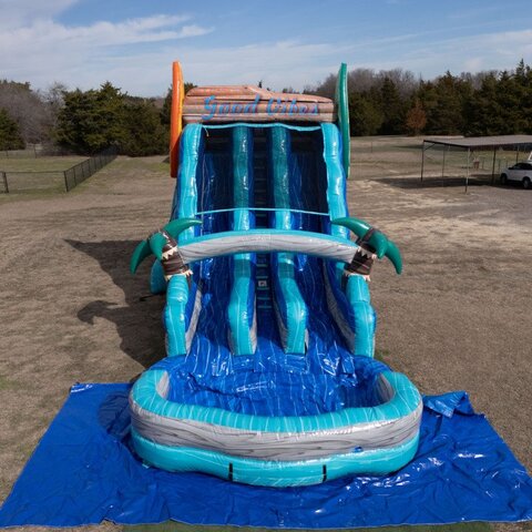 20' Good Vibes Dual Water Slide