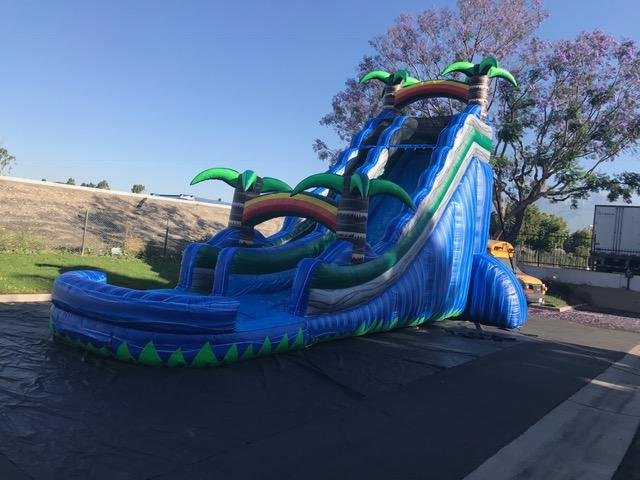 22' Tropical Water Slide with pool (L-12)