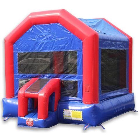 Red & Blue Funhouse Bounce House