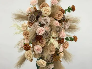 50cm Boho Floral Accent