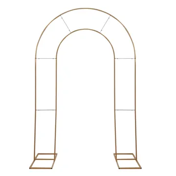 8ft 2D Gold Double Top Arch