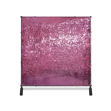 8x8 Pink Shimmer Wall