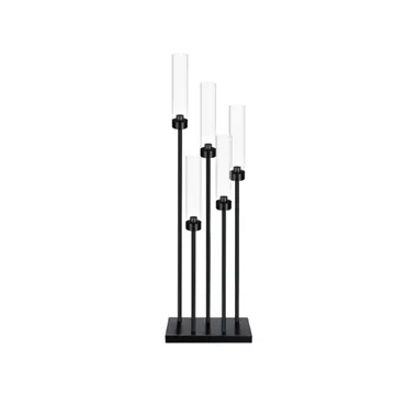 Black 5 Arm Candelabara