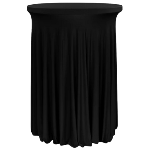Black Spandex Cocktail Linen (Loose Fit)
