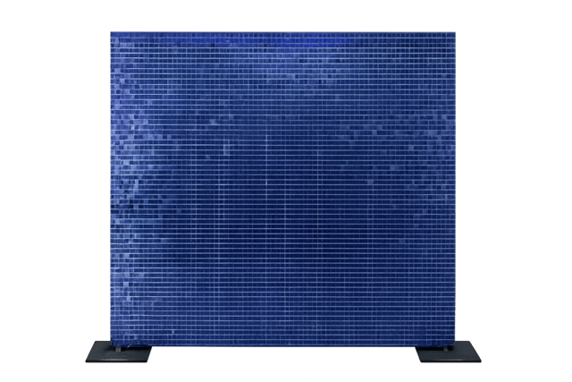 8x8 Blue Shimmer Wall