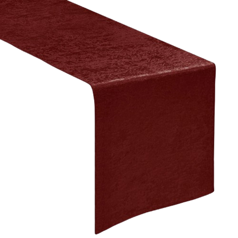 Burgundy Satin Runners