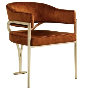 Burnt Orange Luxury Chair