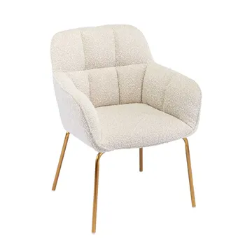 Cream Suede Chair