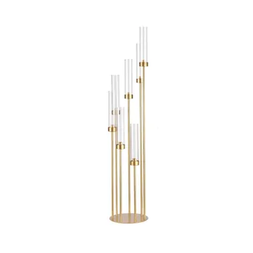 Gold 5 Arm Candelabara