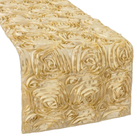 Gold Rosette Table Runners