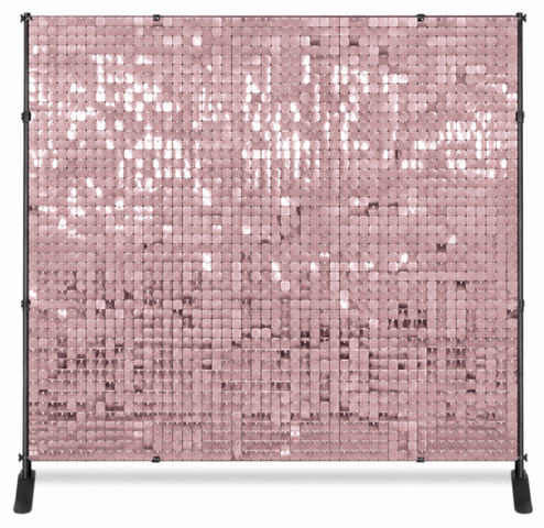 8x8 Matte Pink  Shimmer Wall