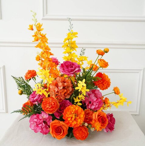 Spring Mix Floral Centerpieces 